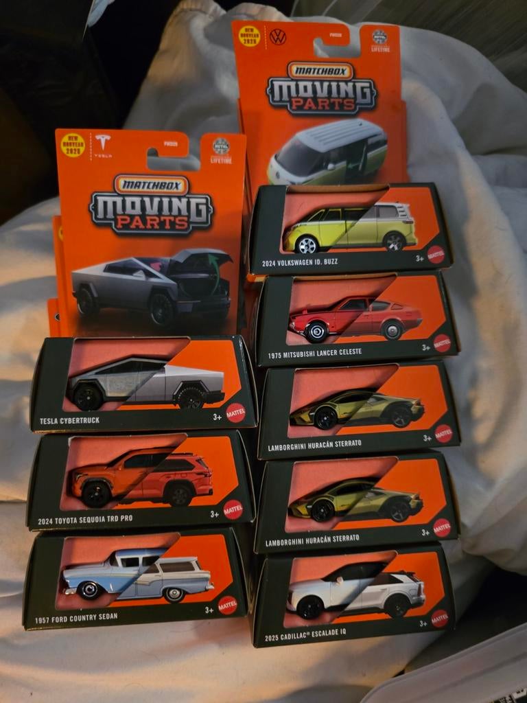 Matchbox Moving Parts modelauto's, Matel, Onbekend, Nieuw, Ophalen of Verzenden