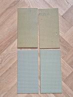 4 oud grijs lego bouwplaten grondplaten baseplates 16x32, Ophalen of Verzenden, Gebruikt, Complete set, Lego