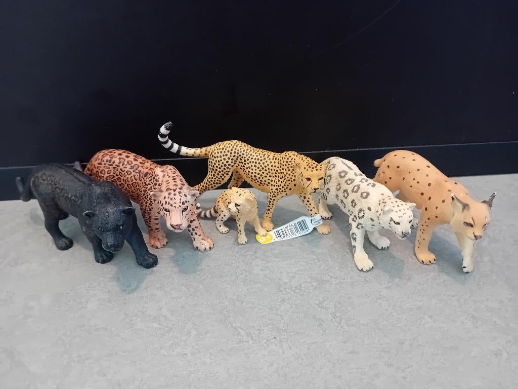 schleich katachtigen, Verzamelen, Ophalen of Verzenden, Zo goed als nieuw, Wild dier, Beeldje of Figuurtje
