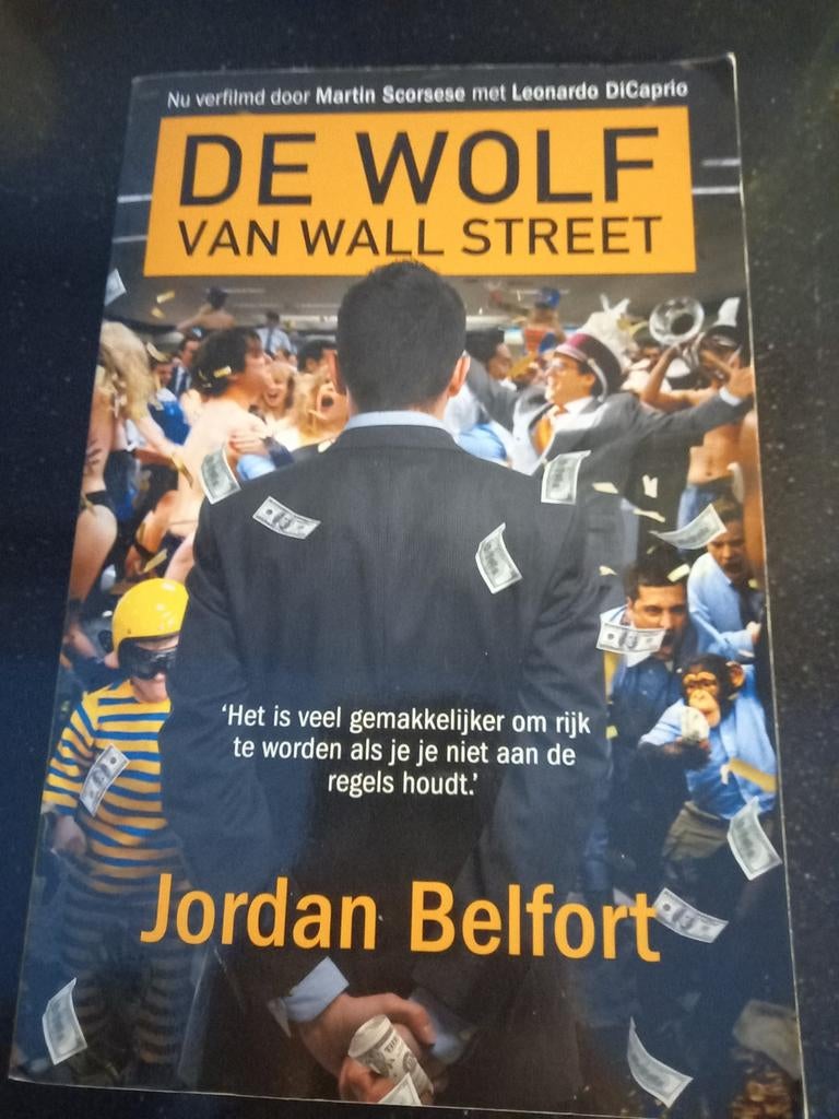 Jordan Belfort - De wolf van Wall Street, Ophalen of Verzenden, Zo goed als nieuw, Jordan Belfort