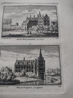 265/266 Beesd Huis Wolfswaart Kopergravure 18e Eeuw dl 3, Antiek en Kunst, Kunst | Etsen en Gravures, Ophalen of Verzenden