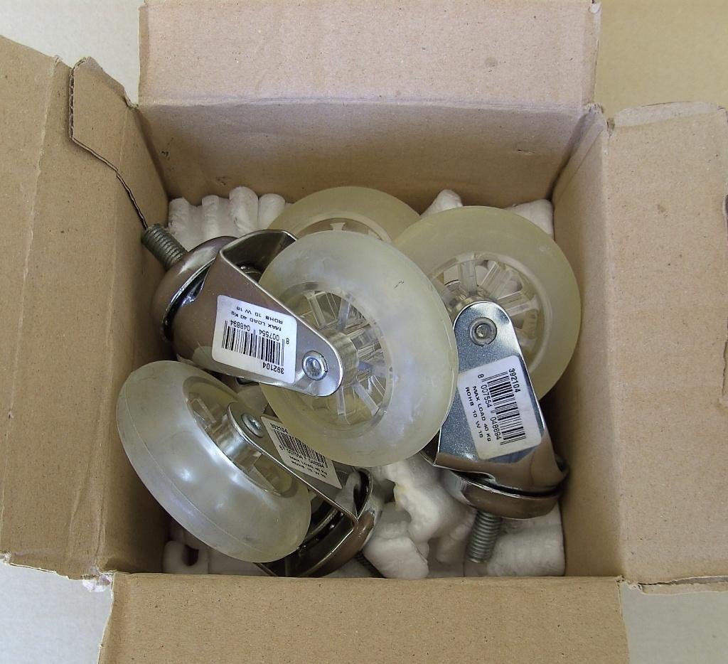 meubelwieltjes / zwenkwielen / meubelwiel 75 mm - 4 stuks, Doe-het-zelf en Verbouw, Ophalen of Verzenden, Nieuw