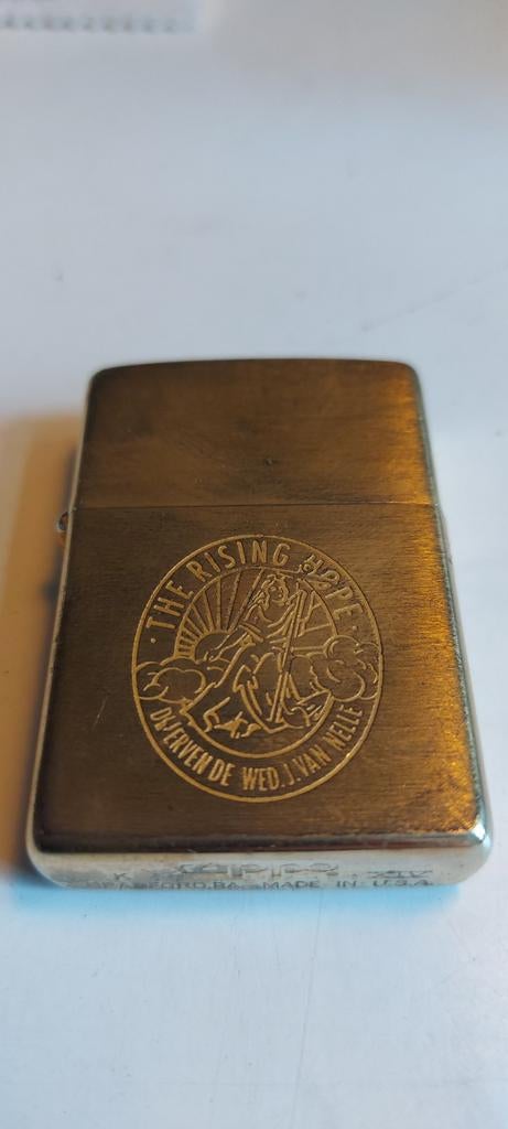 Zippo 7 aansteker '98Van Nelle De Erven De Wed. J. Van Nelle, Ophalen of Verzenden, Gebruikt, Aansteker