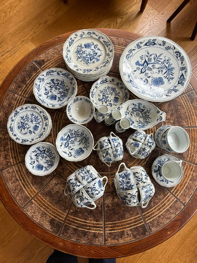 Compleet Servies Blue Danube, Ophalen of Verzenden