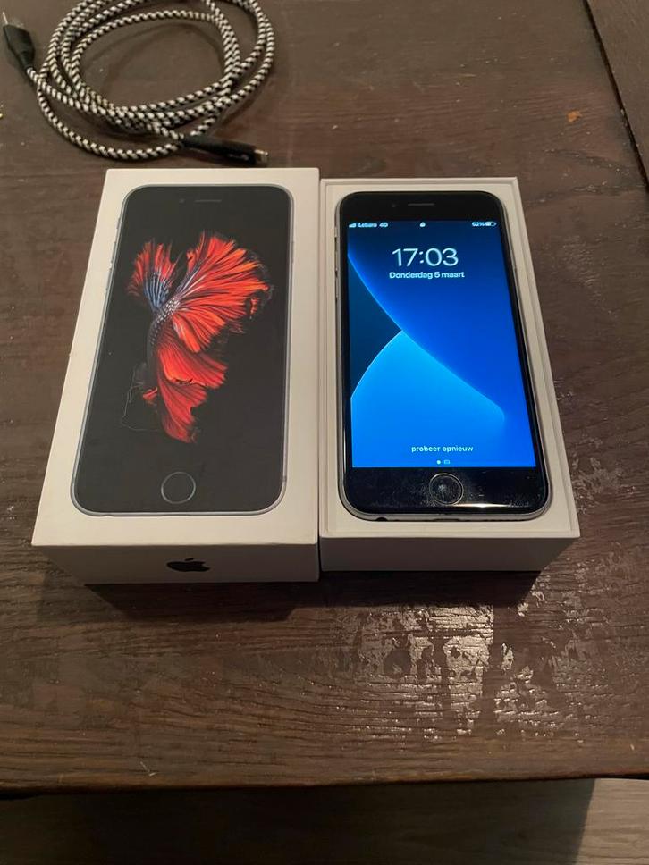 Nieuwe iPhone 6s - in doos 128gb, Telecommunicatie, Mobiele telefoons | Apple iPhone, Nieuw, 128 GB, Zonder abonnement, Zonder simlock