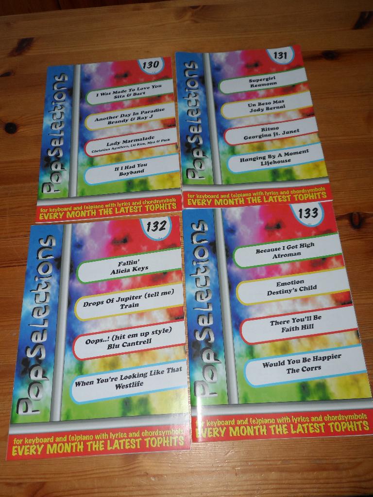 Pop Selections 130 / 131 / 133 / 134 / 135 / 139, Nieuw, Ophalen of Verzenden, Keyboard, Artiest of Componist