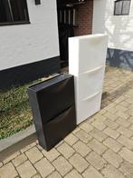 5x IKEA schoenenkast (zwart en wit), Huis en Inrichting, Kasten | Schoenenkasten, Ophalen, Gebruikt, Modern