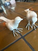 Pols potten Set van 2 witte vogels, Ophalen of Verzenden, Zo goed als nieuw