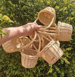 Mandje paasmandje strooimandje rieten kindermand, Verzenden, Nieuw, Rond, Riet