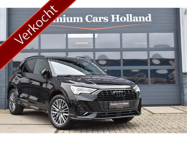 Audi Q3 45 TFSI e S-Line 245 Pk Black Ed Navi Leder/Alcantar, Auto's, Audi, Bedrijf, Te koop, Q3, ABS, Achteruitrijcamera, Adaptive Cruise Control