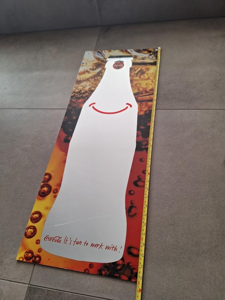 Oude grote retro muurspiegel coca cola vintage coca-cola, Antiek en Kunst, Antiek | Spiegels, Ophalen, Rechthoekig, Minder dan 50 cm