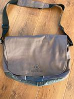 Converse schoudertas bruin voor school/werk/handbagage, Ophalen of Verzenden, Gebruikt, Beige, Overige merken