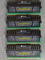 Corsair Vengeance DDR3 1600Mhz geheugen 4x4GB = 16GB, Gebruikt, DDR3, Ophalen of Verzenden, Desktop