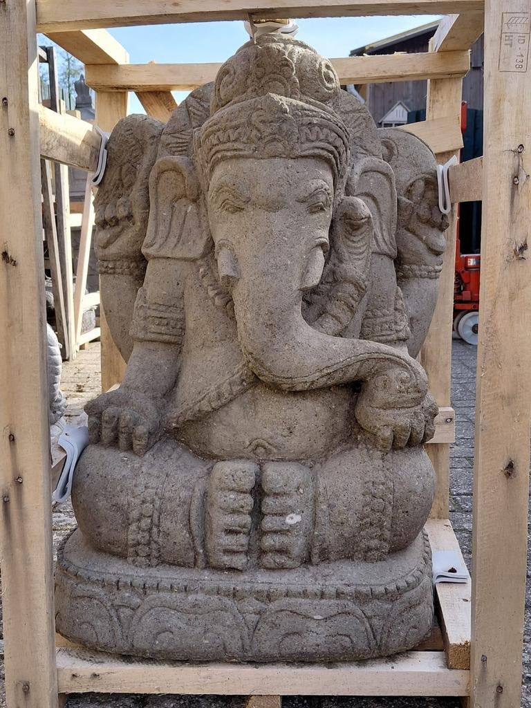 Ganesha greenstone 75cm, Ophalen, Www.ibizasfeer.nl, Nieuw, Info@ibizasfeer.nl