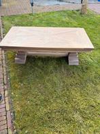 Massief Eiken (Klooster) Salontafel - Perfecte Staat, Huis en Inrichting, Ophalen of Verzenden, Zo goed als nieuw, Rechthoekig