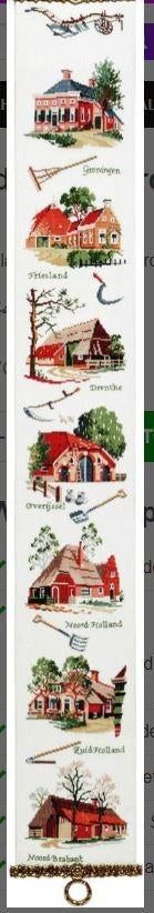 PAKO borduurpatroonen OUDE BOERDERIJEN AMBACHTEN, Ophalen of Verzenden, Zo goed als nieuw, Handborduren, Patroon
