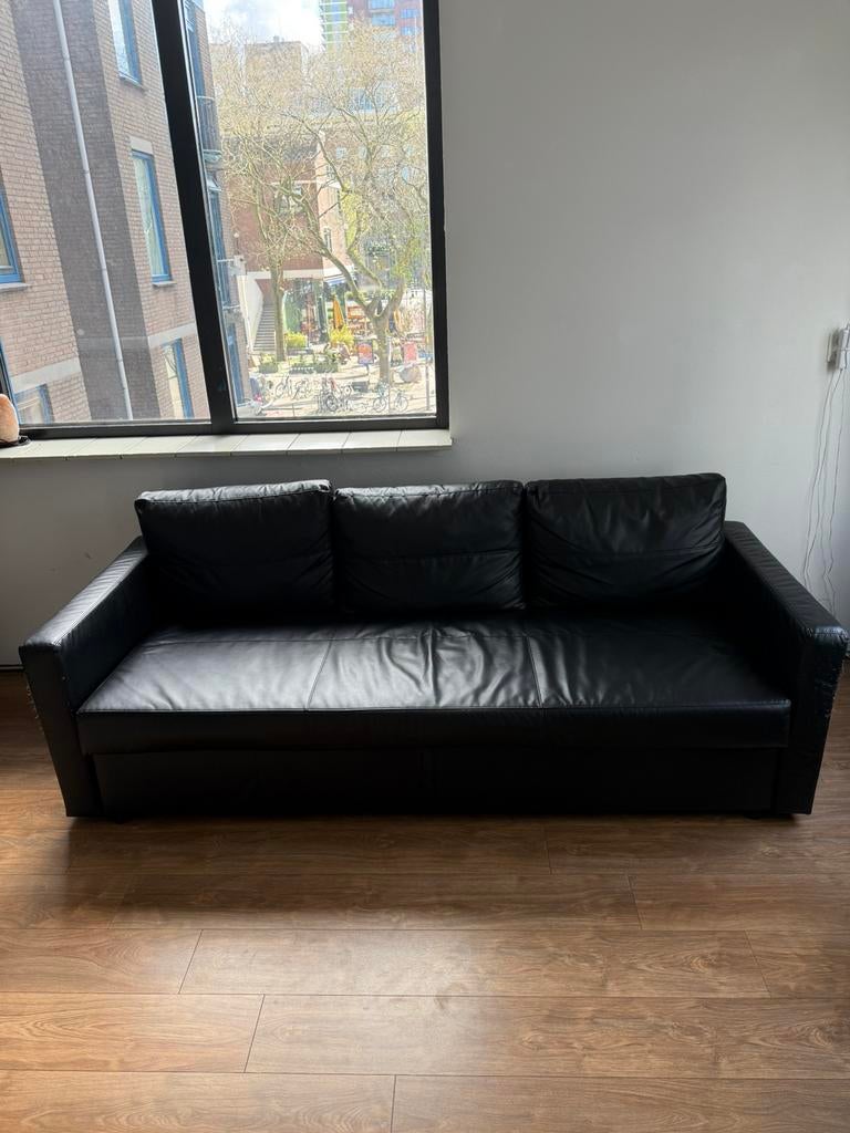 Ikea friheten slaapbank, Ophalen, 100 tot 125 cm, Tweepersoons, Zo goed als nieuw