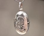 Antiek Zilveren Medaillon, Sieraden, Tassen en Uiterlijk, Antieke sieraden, Verzenden, Zilver, Hanger