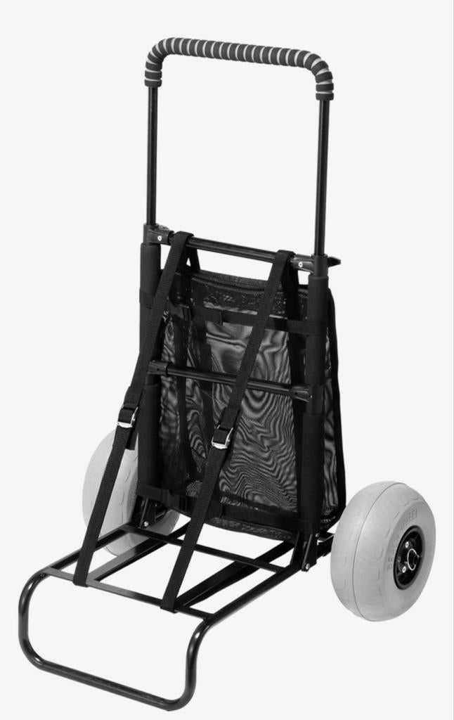 Strandkar met grote wielen voor zand, Caravans en Kamperen, Bolderkarren, Ophalen, Opvouwbaar, Nieuw