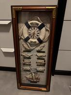 Nautisch touwenknoopbord met defect klokje, Antiek en Kunst, Ophalen of Verzenden