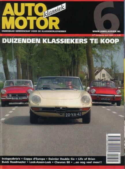 AMK 6 2005: Triumph Spitfire - MG Midget - Alfa Romeo Spider, Boeken, Auto's | Folders en Tijdschriften, Gelezen, Algemeen, Ophalen of Verzenden