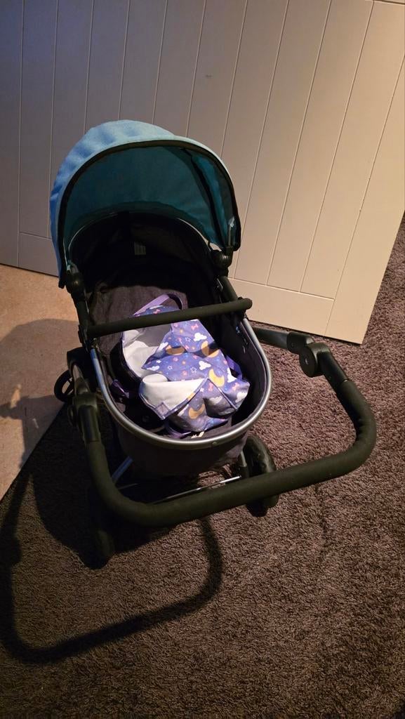 Leuke speelgoed kinderwagen / poppenwagen - Blauw, Kinderen en Baby's, Ophalen of Verzenden, Gebruikt, Overige typen