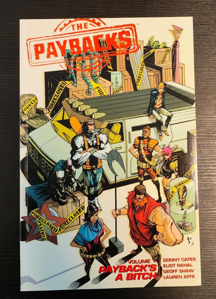 The Paybacks Volume 1 Payback's a Bitch (Donny Cates), Eén comic, Ophalen of Verzenden, Zo goed als nieuw, Japan (Manga)