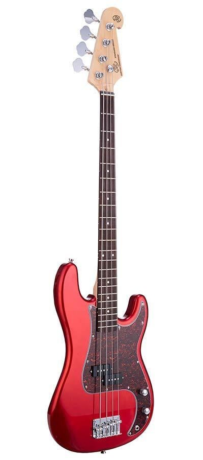 BD2CAR SX  P-style elektrische basgitaar candy apple rood, ., Nieuw, ., .