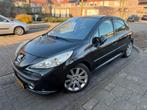 Peugeot 207 1.6 THP 16V Turbo 5DRS 2008 Zwart, Auto's, 4 cilinders, Zwart, Handgeschakeld, Vierwielaandrijving
