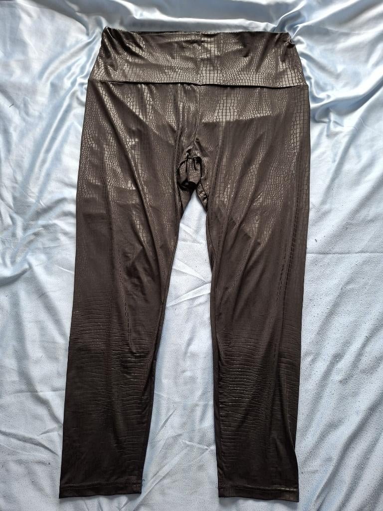 Lange Zwarte legging maat 2XL !!, Kleding | Dames, Leggings, Maillots en Panty's, Ophalen of Verzenden, Zo goed als nieuw, Zwart