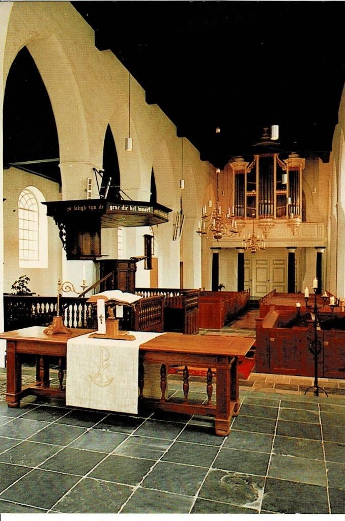 Buren, interieur Herv. Kerk, Ophalen of Verzenden, Ongelopen, Overijssel