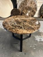 Marmeren salontafel - Emperador 50cm, Ophalen, 50 tot 100 cm, Overige materialen, Rond