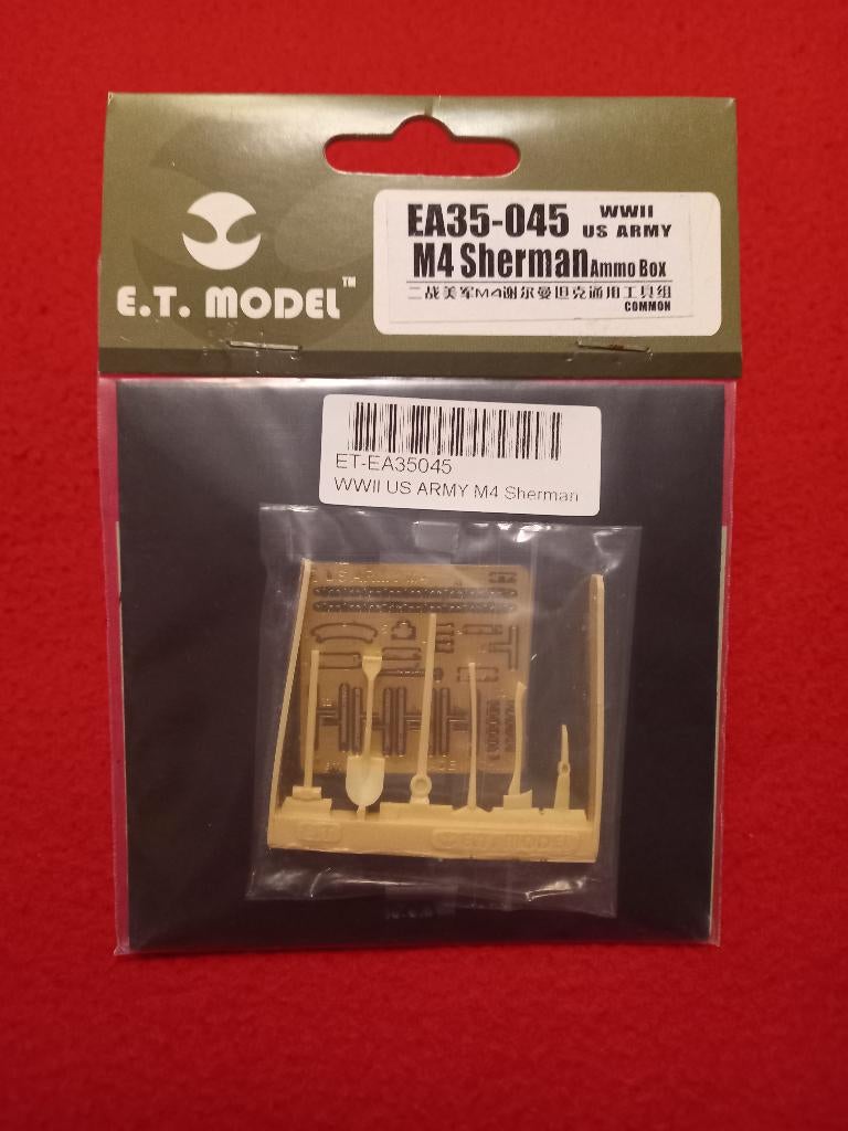 1/35 E.T. MODEL EA35045 WWII US ARMY M4 SHERMAN OVM Tool set, Tank, 1:32 tot 1:50, Zo goed als nieuw, Ophalen