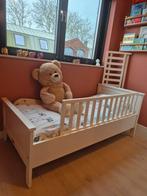 Kinderbed, medicot matras, topper, bedhekjes, beddegoed!, Gebruikt, 70 tot 85 cm, 140 tot 160 cm, Ophalen