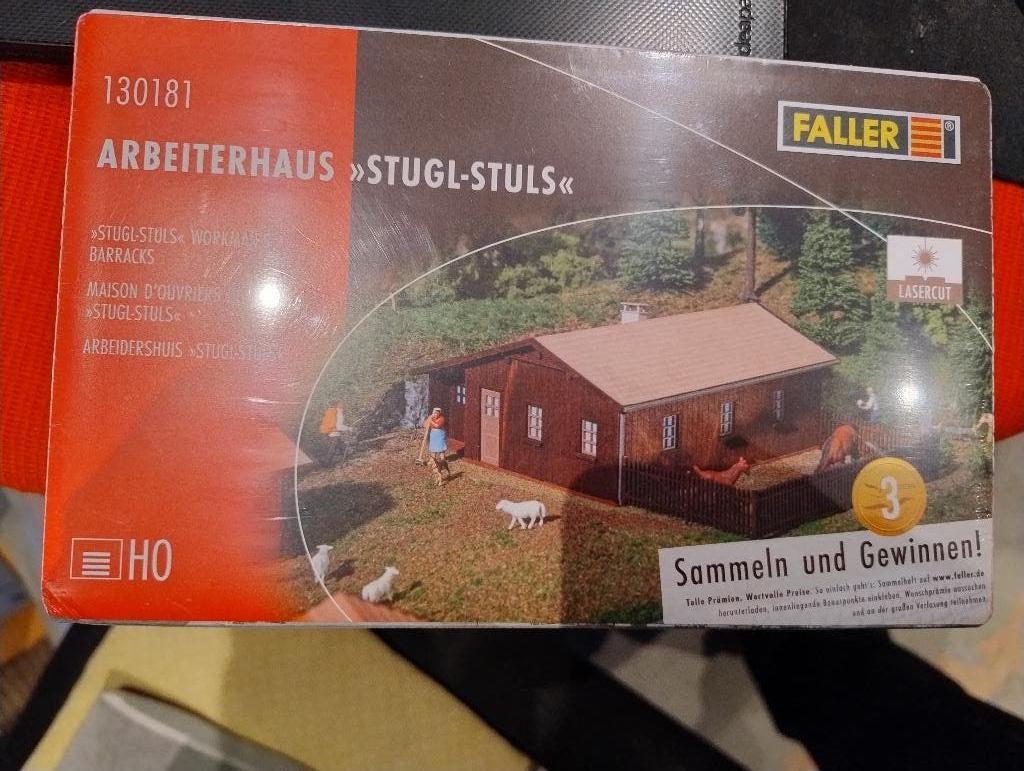 Faller 130181 – Arbeiterhaus “Stugl-Stuls”, Overige merken, Gelijkstroom of Wisselstroom, Brug, Tunnel of Gebouw, Nieuw