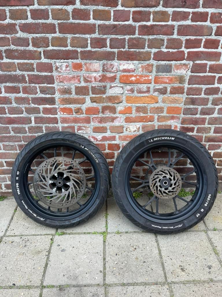 Velgen set 17 inch voor Derbi gpr 50/125 en aprillia rs, Ophalen of Verzenden, Nieuw, Overige typen