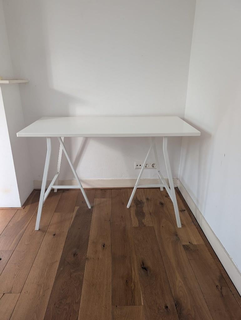 Witte tafelpoot / tafelblad, Ophalen, Tafelpoot, 100 tot 150 cm, Overige materialen