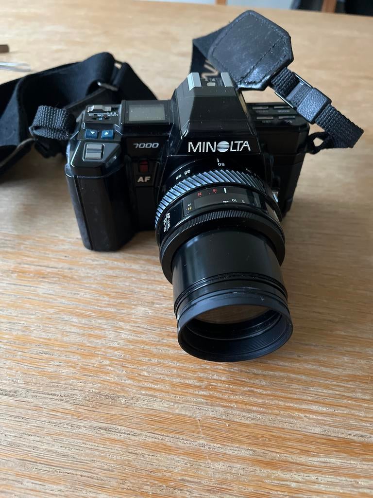 Minolta Maxxum 7000 AF met Minolta AF Zoom 35-70mm lens, Ophalen of Verzenden, Gebruikt, Spiegelreflex, Minolta