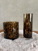 Fidrio Glas Cilinder Tiger rechts, Ophalen, Overige kleuren, Minder dan 50 cm, Glas