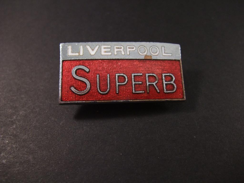 Liverpool Engelse voetbalclub, SuberB, emaille speld, Verzamelen, Speldjes, Pins en Buttons, Ophalen of Verzenden, Gebruikt, Overige onderwerpen