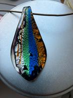 Ketting met bijzondere hanger., Ophalen of Verzenden, Nieuw, Blauw, Overige materialen