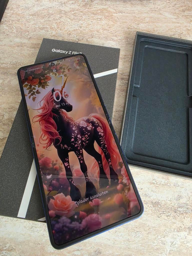 Samsung flip 7, Ophalen, Blauw, Touchscreen, Zo goed als nieuw