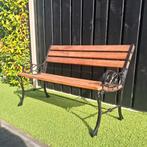 Gietijzeren tuinbank nostalgie parkbankje, Tuin en Terras, Tuinbanken, Ophalen, Zo goed als nieuw, Metaal