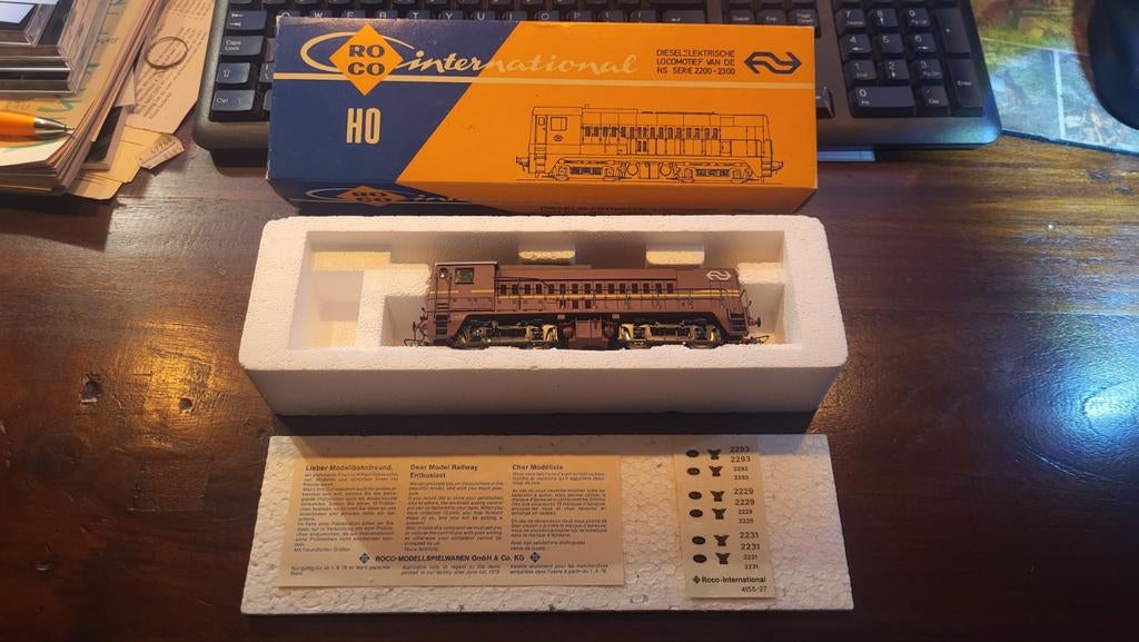 ROCO 4155 B - NS, Hobby en Vrije tijd, Modeltreinen | H0, Ophalen of Verzenden, Roco, Gelijkstroom, Locomotief
