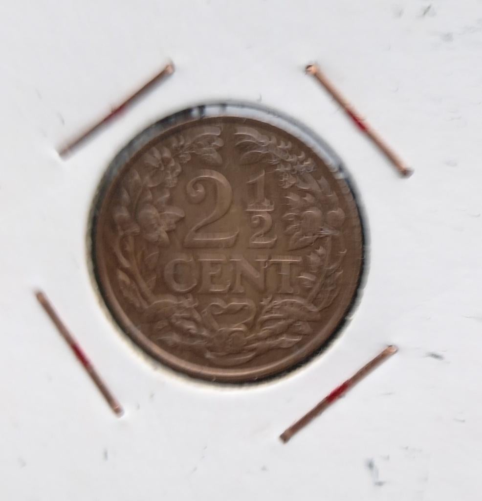 twee en halve cent 1942, Postzegels en Munten, Munten | Nederland, Ophalen of Verzenden, Koningin Wilhelmina, Overige waardes