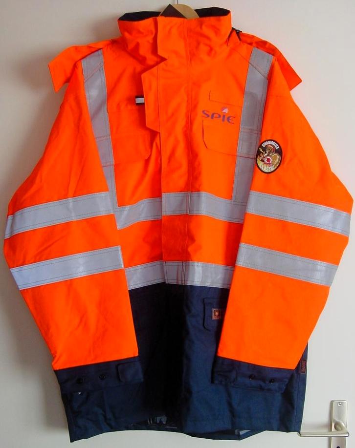 Roots Stormbuster Classic Waterproof Parka Orange/Navy 3XL, Tuin en Terras, Werkkleding, Nieuw, Heren, Jas, Ophalen of Verzenden