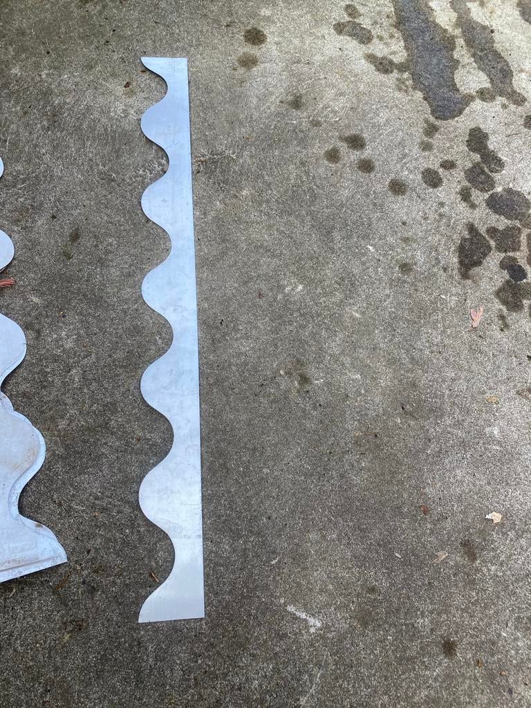 Golfplaat afdichting alu, Overige materialen, Gebruikt, Ophalen of Verzenden, Minder dan 5 m²