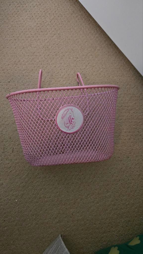 Kinderfiets mandje voor meisje, Fietsen en Brommers, Fietsen | Kinderfietsjes, Ophalen of Verzenden, Gebruikt, 16 tot 20 inch