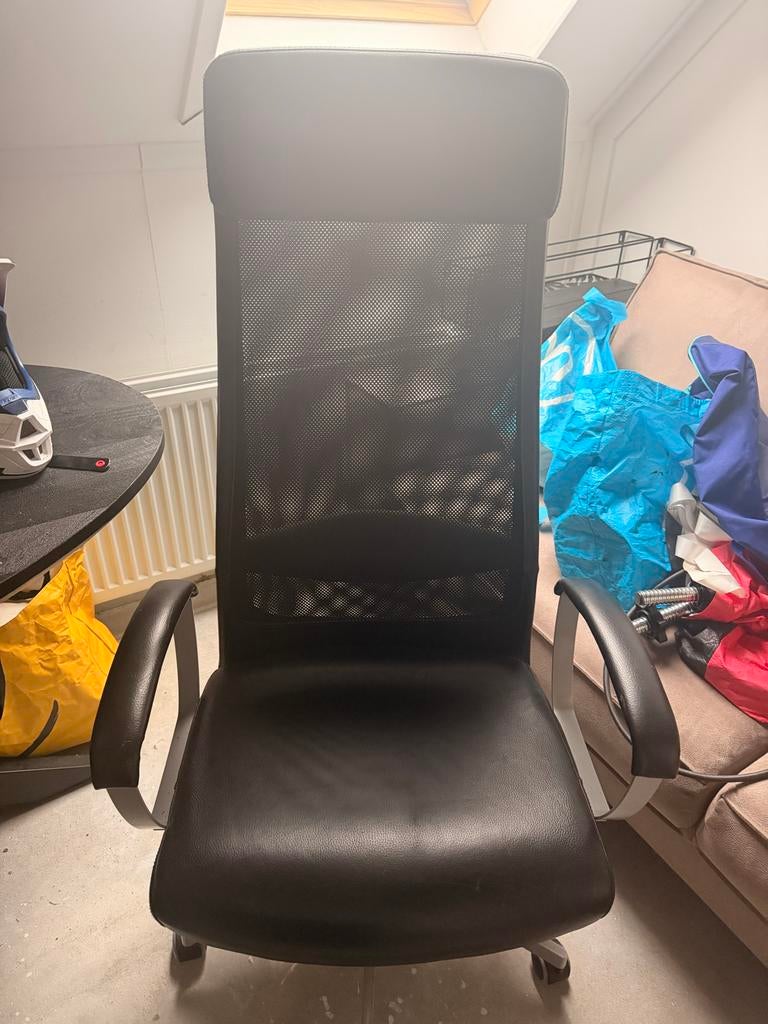 Bureaustoel zwart, Ophalen, Gebruikt, Zwart, Bureaustoel