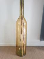 Grote glazen vaas  met decoratie, Huis en Inrichting, Woonaccessoires | Vazen, Ophalen, Gebruikt, Overige kleuren, Glas